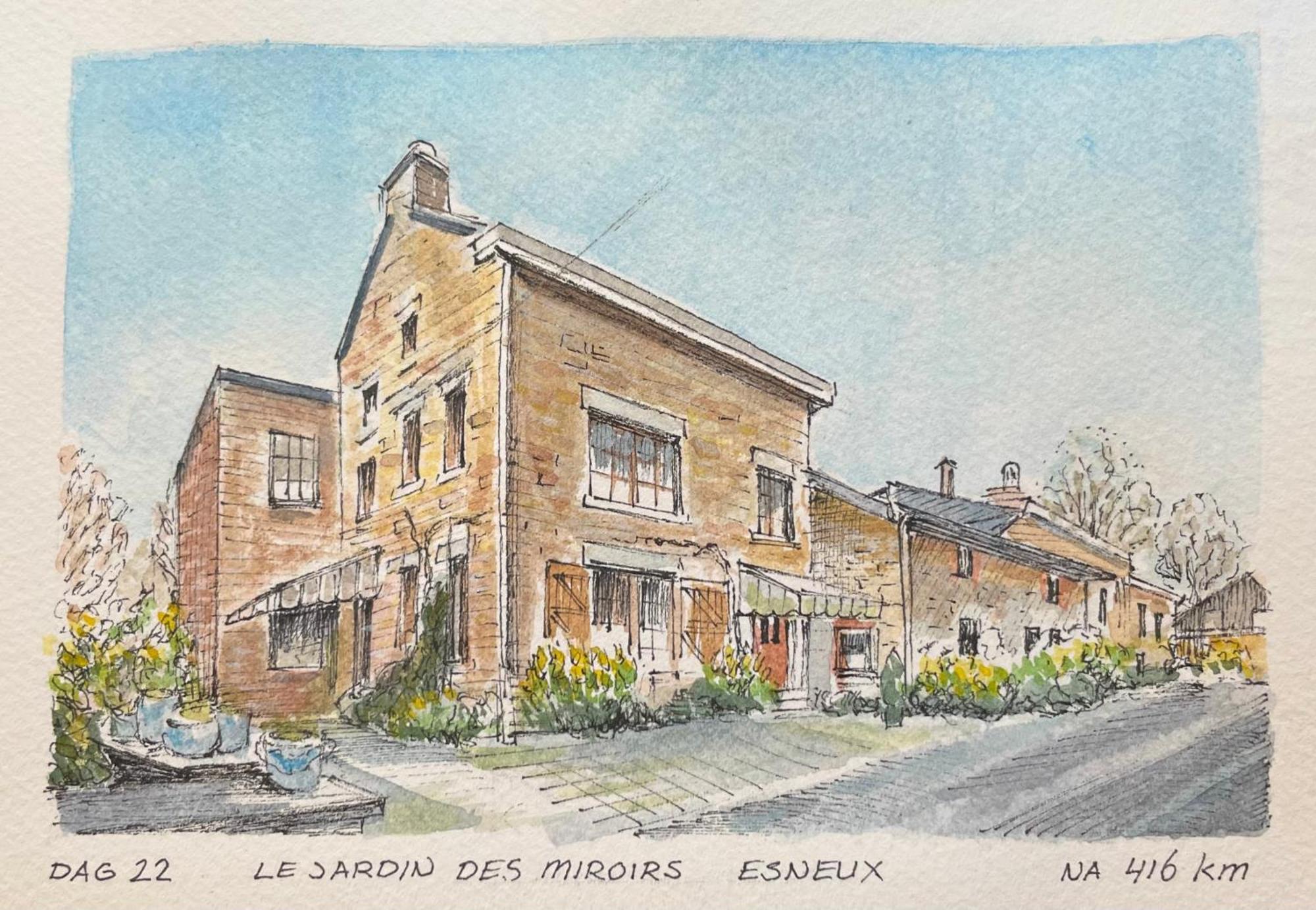 Le Jardin Des Miroirs Bed & Breakfast Esneux Dış mekan fotoğraf